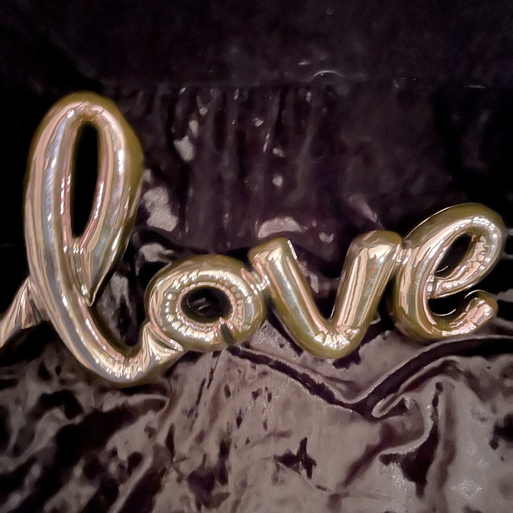 Pink Metallic LOVE Display